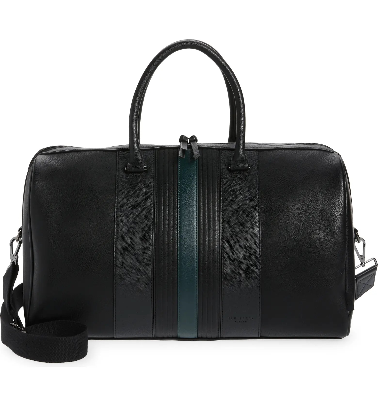 black ted baker holdall bag on a white background