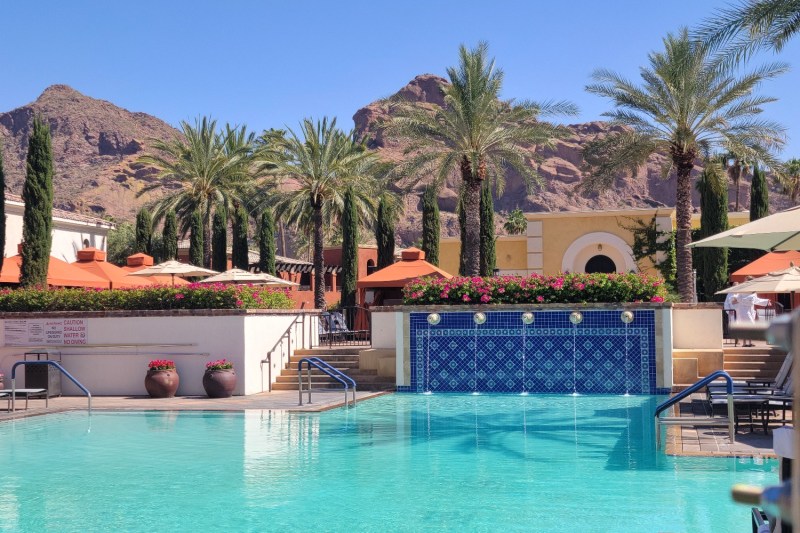 A pool at the Omni Scottsdale Resort and Spa at Montelucia