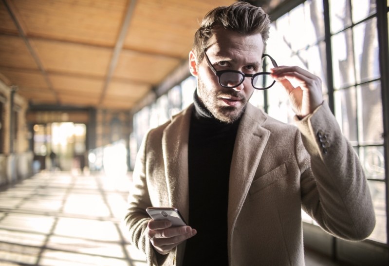 Man in glasses