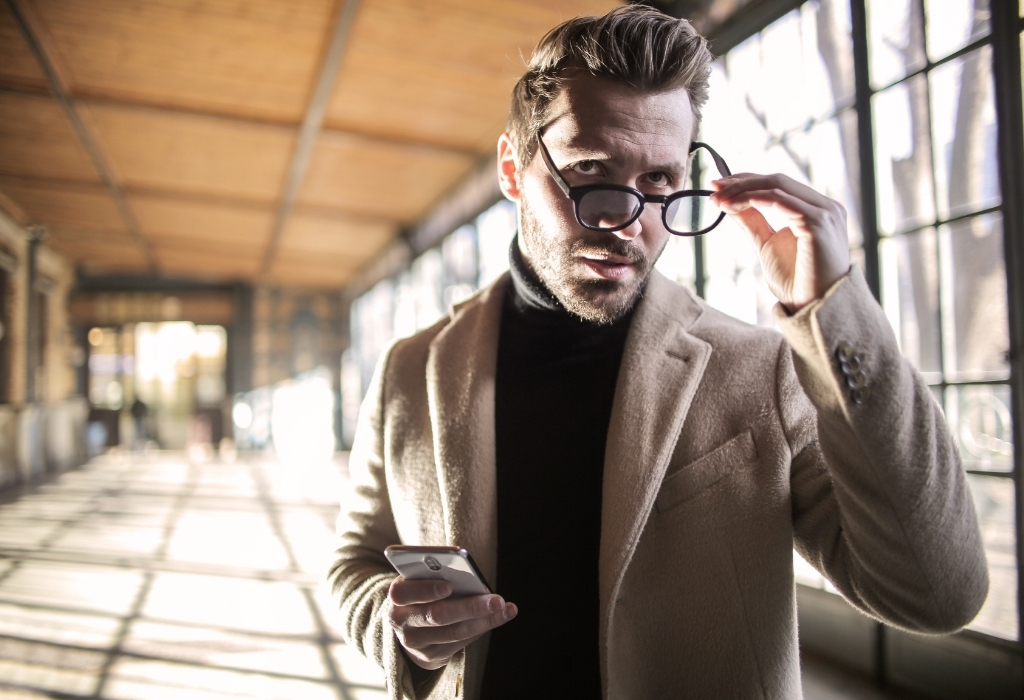 Man in glasses