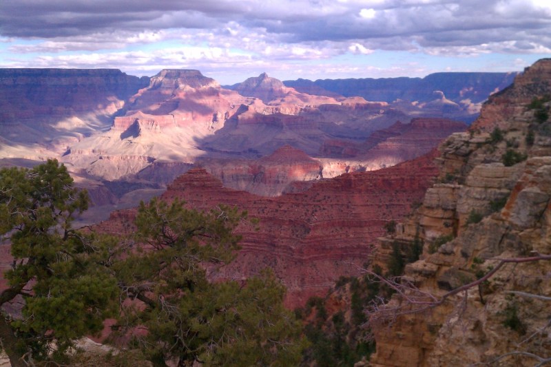 The South Rim of the Grand Canyon (Arizona).