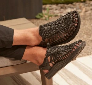 Sandales en cuir Keen Uneek pour hommes