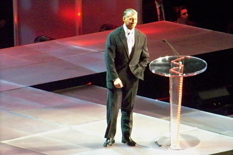 Vince McMahon la WWE Hall of Fame 2009