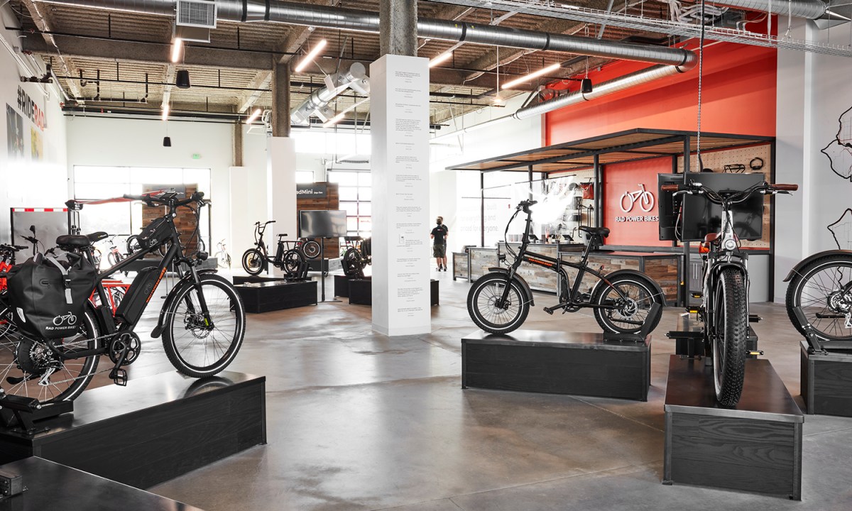 The Rad Power showroom
