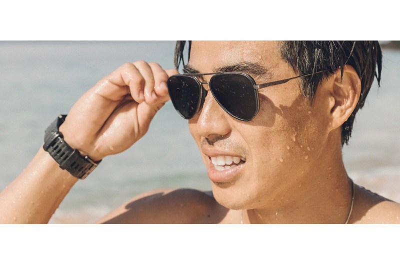 Sunski men's sunglasses on a model