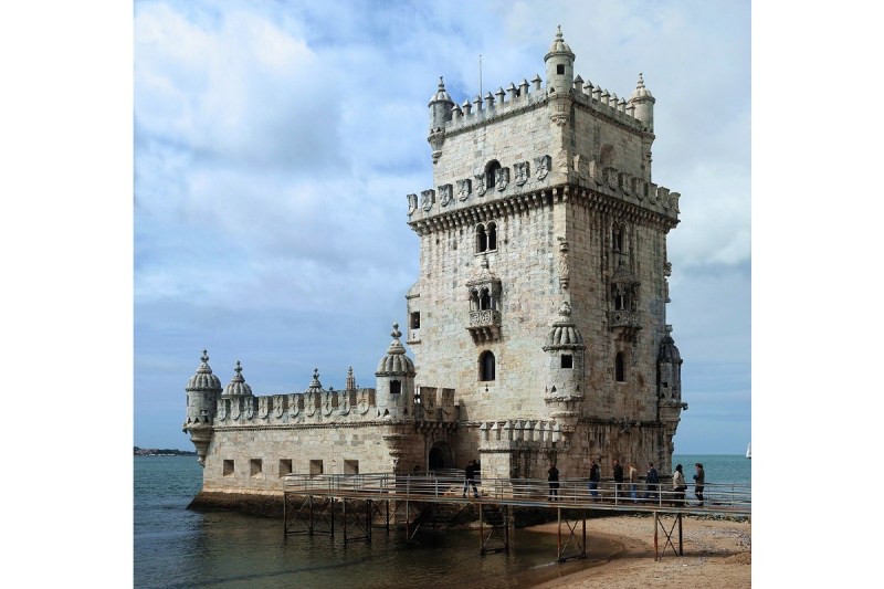 The Belém Tower, one of the most famous and visited landmarks in Lisbon and throughout Portugal