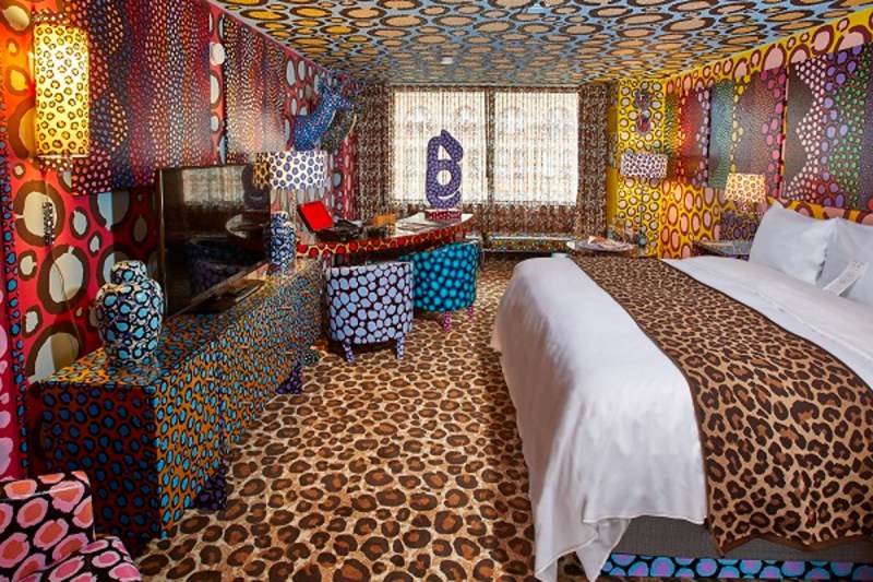The Leopard Skin Room at Saint Kates in Milwaukee