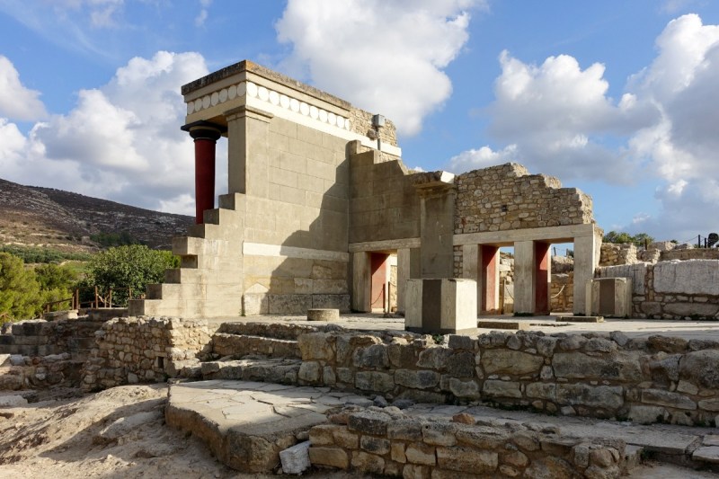 The Palace of Knossos in Crete