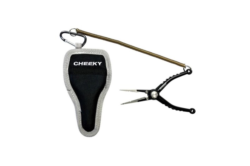 Cheeky 550 Fishing Pliers on a white studio background.