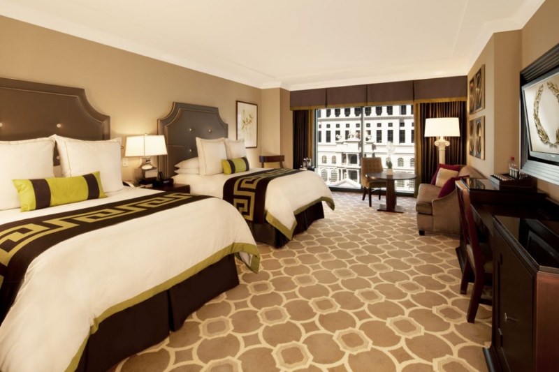 A hotel room at Caesars Palace Las Vegas