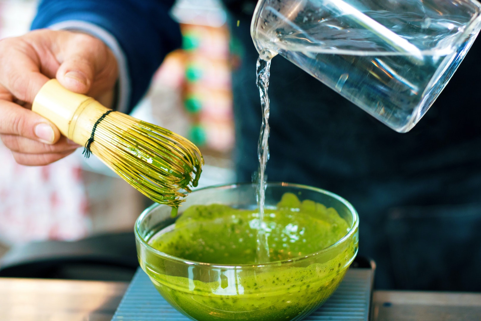 Green tea ice cream