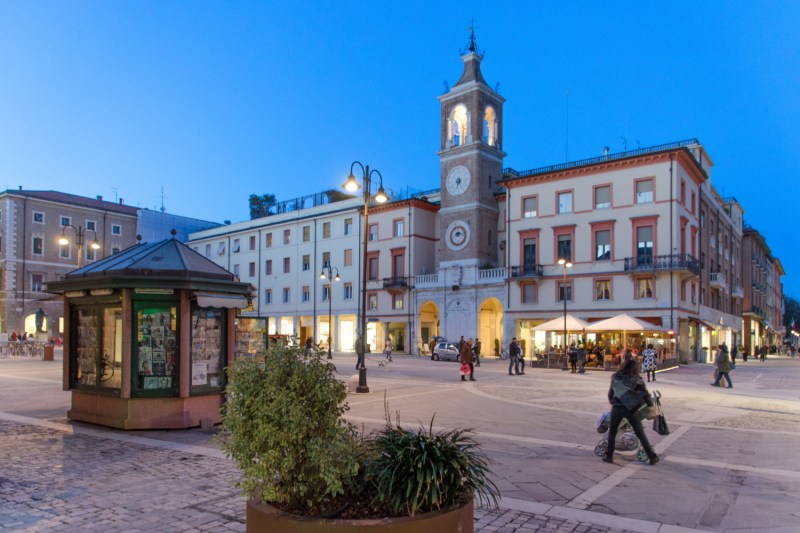 Scena iš Riminio, Italijoje