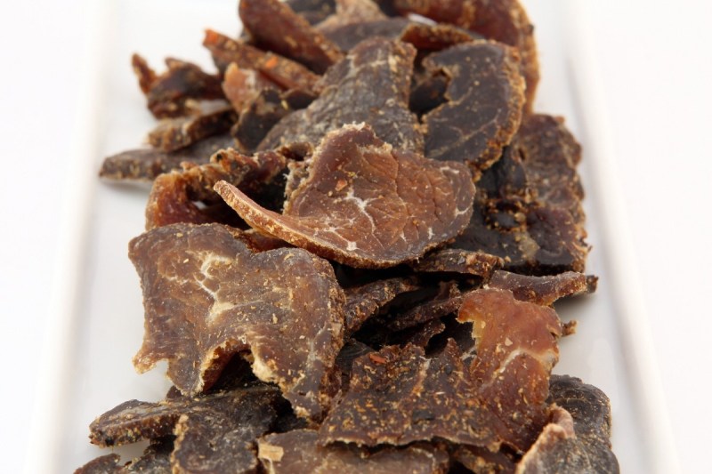 Homemade Biltong Jerky Platter