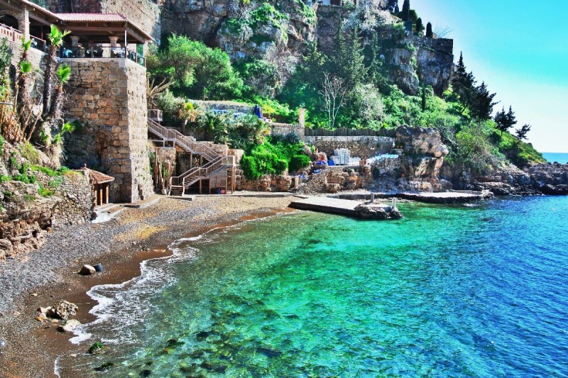 A bay in Antalya, Turkey.