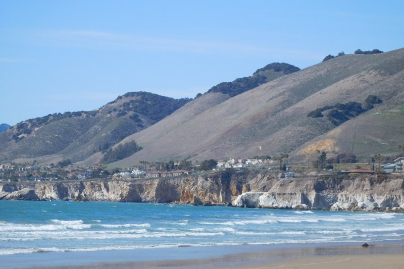 The beach at Pismo Beach, California.