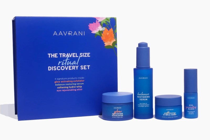 The Aavrani Travel Size Ritual Discovery Set.