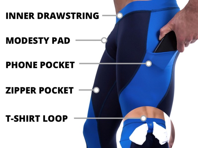 An infographic showing the unique design of Matador Meggins.
