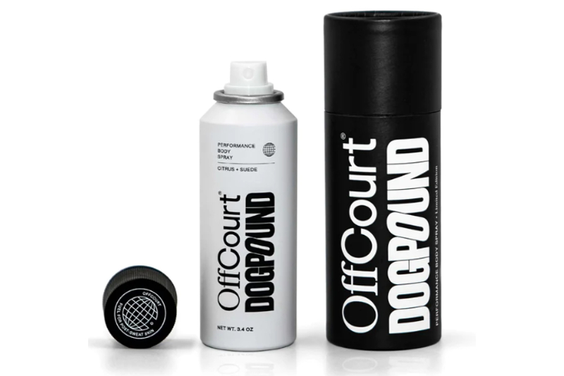 Offcourt x Dogpound body spray.