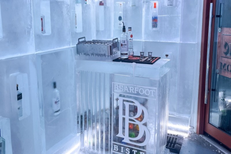The ice room at Bearfoot Bistro.