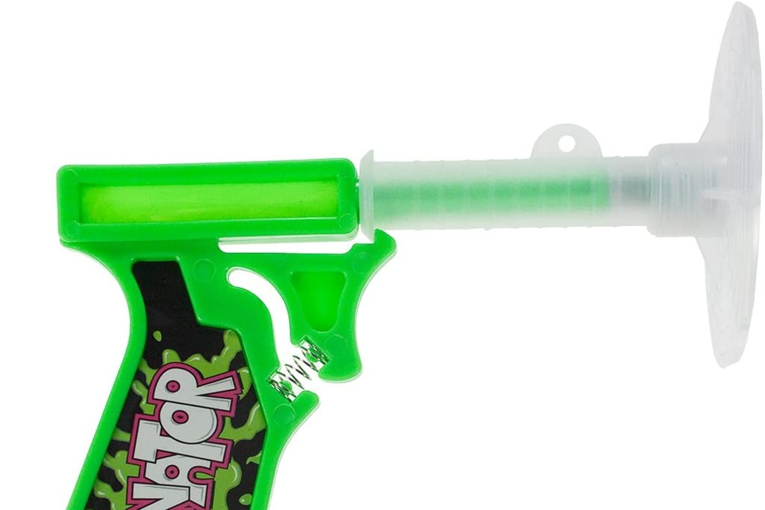 A close-up of a Buginator Fly Swatter Gun.