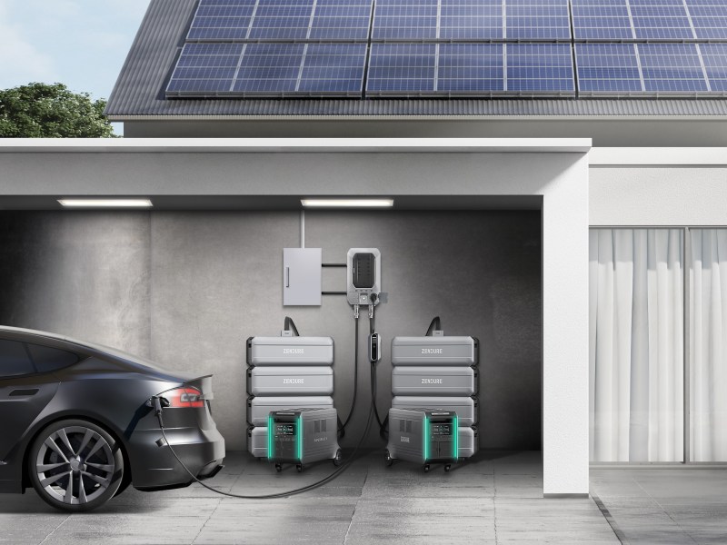 SuperBase V charging in garages for EV vehicles and beyond.