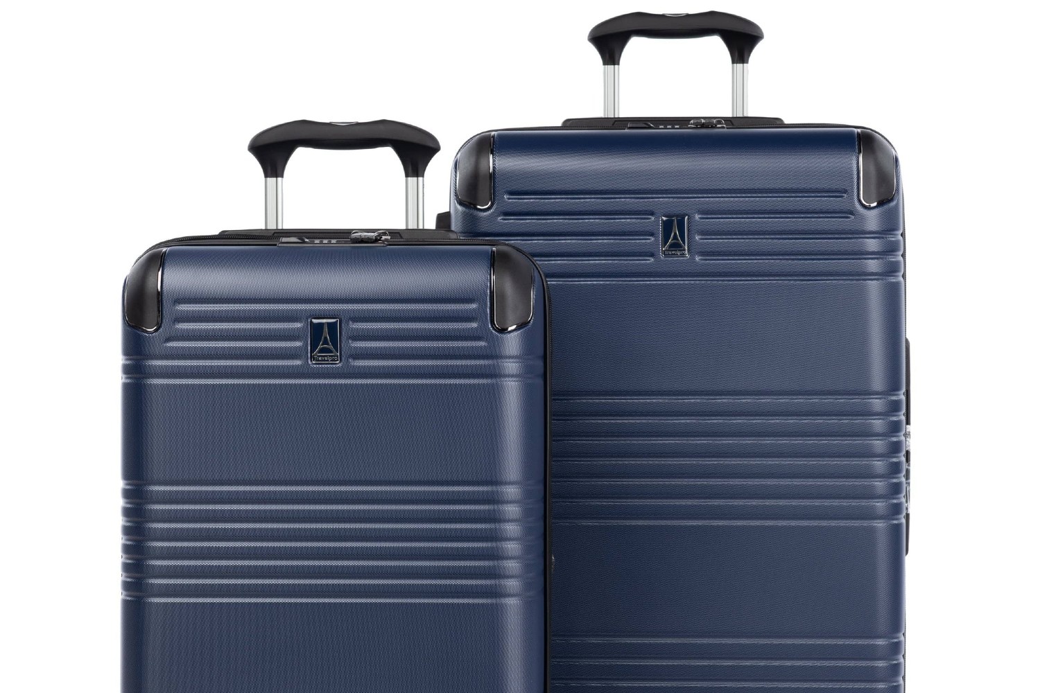 The  Roundtrip® Carry-on Expandable Spinner and Medium Check-in Expandable Spinner luggage set.