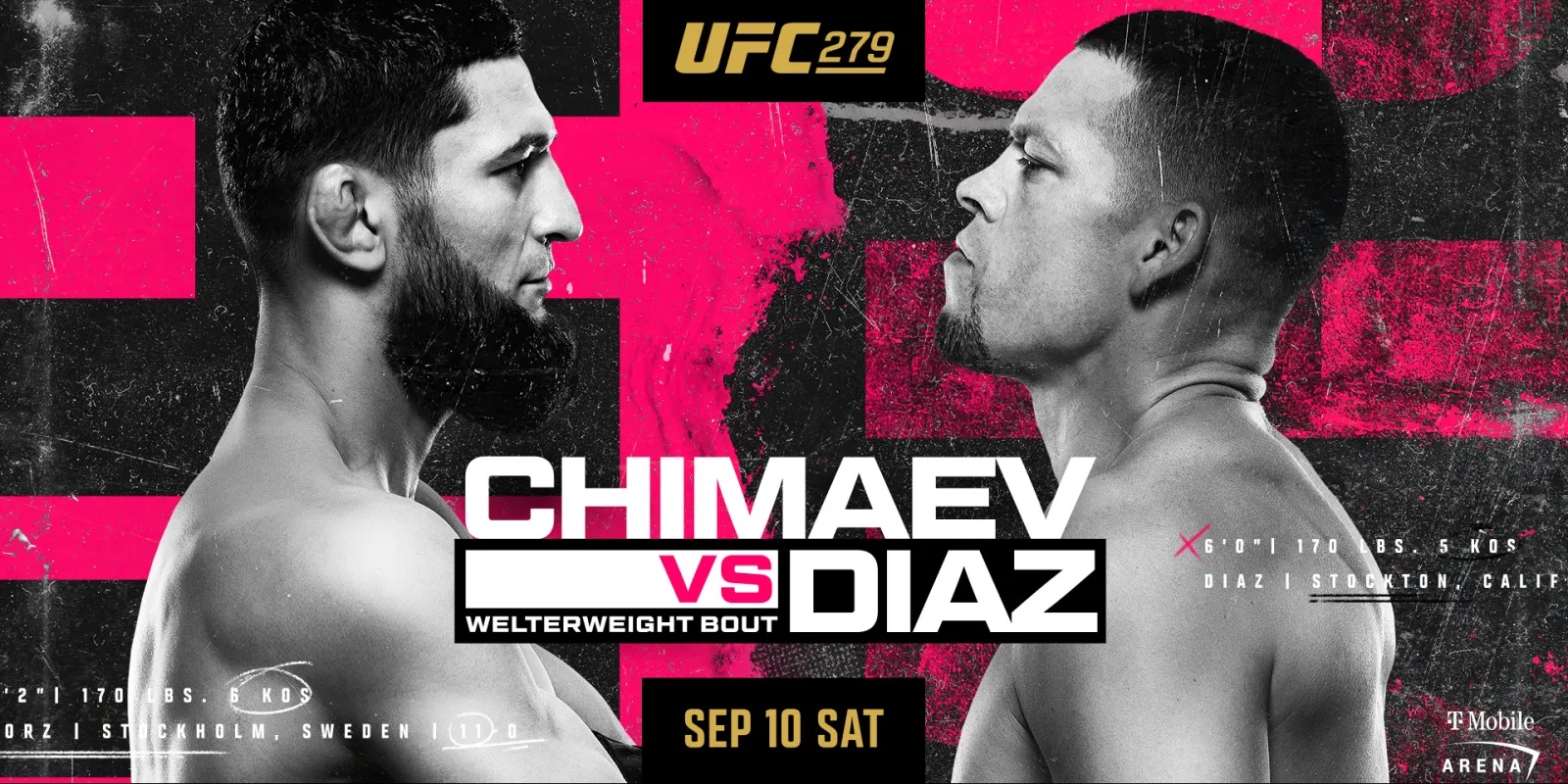 Why You Need to Watch Undefeated Khamzat Chimaev Take on Nate Diaz at UFC 279