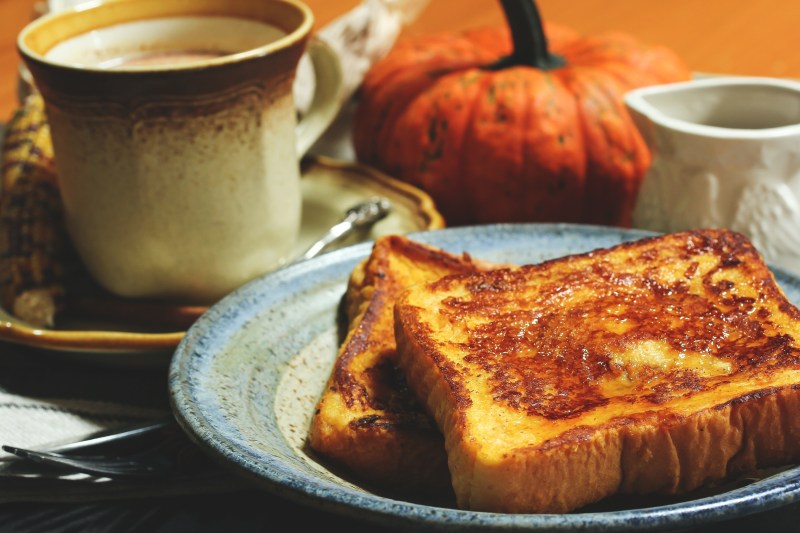 French toast with coffee