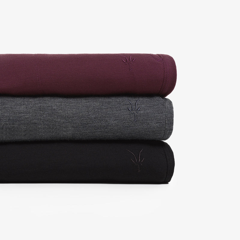 A stack of merino pants from Ibex.