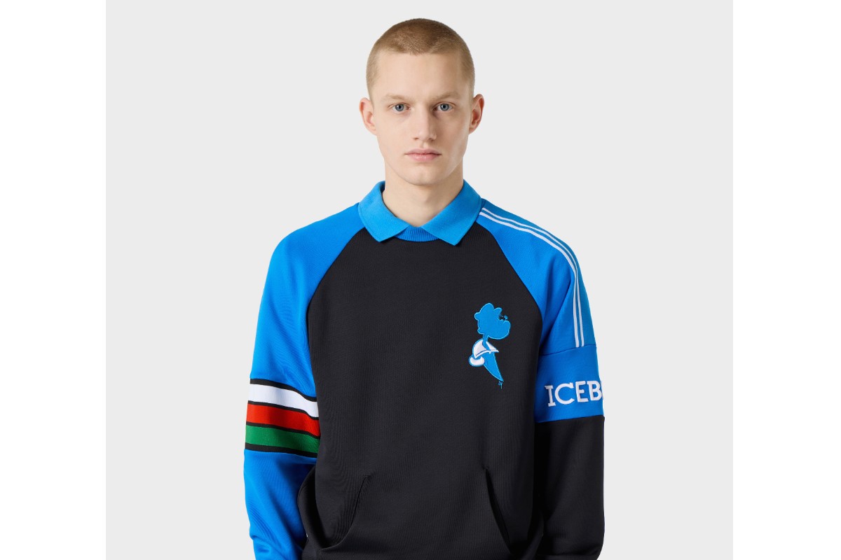 Popeye Iceberg long sleeve football jersey.