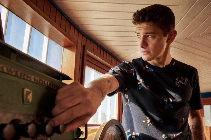 Popeye Intimissimi shirt on a model