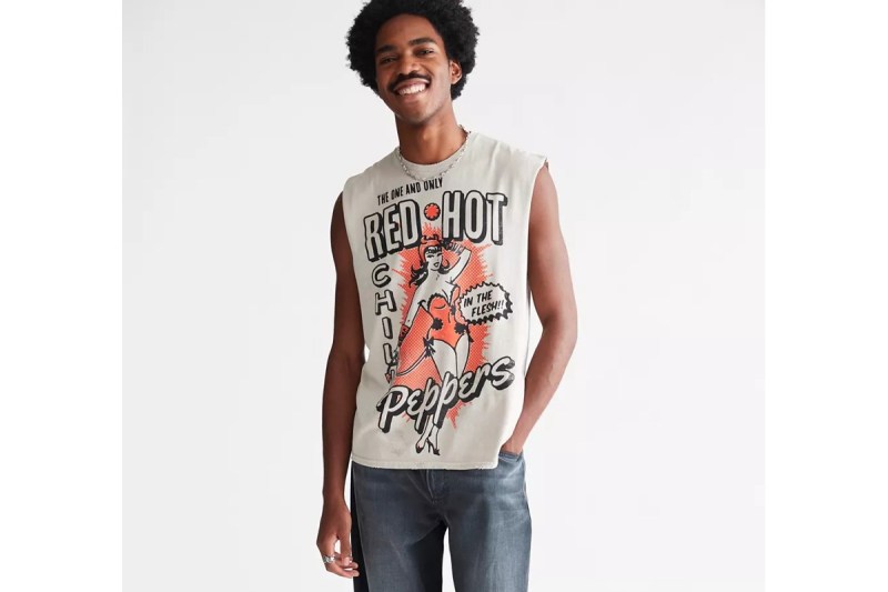 Red Hot Chili Peppers sleeveless tee.