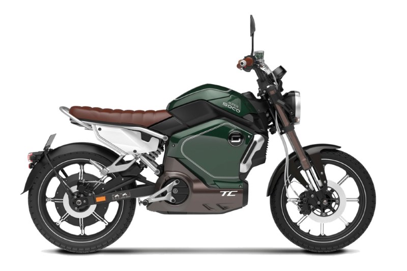 Super Soco TC electric motorcycle.