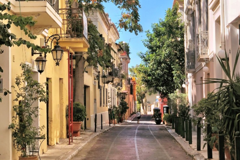 Athens when empty.