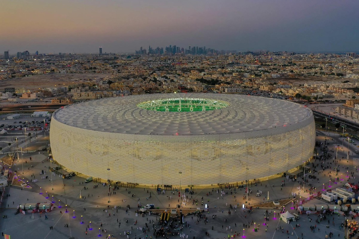 Al Thumama Stadium Qatar 2022.