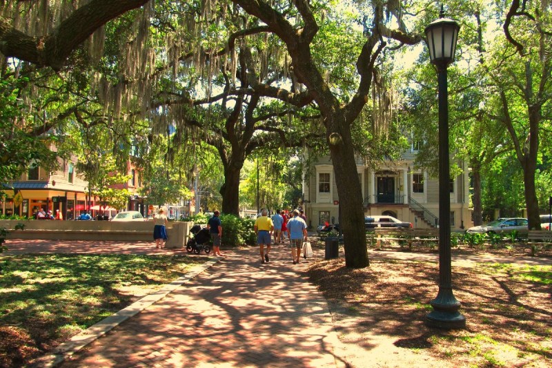 Chippewa Square, Savannah, Georgia.