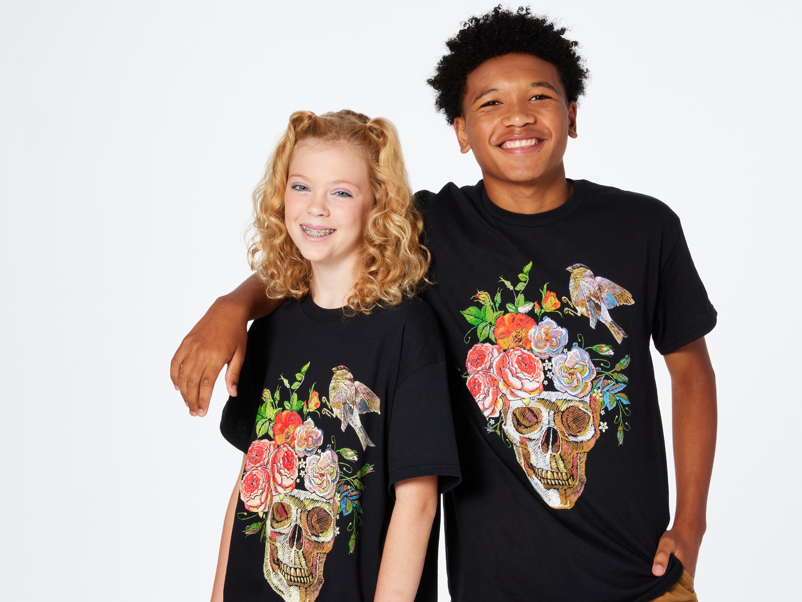 graphic tee flowers