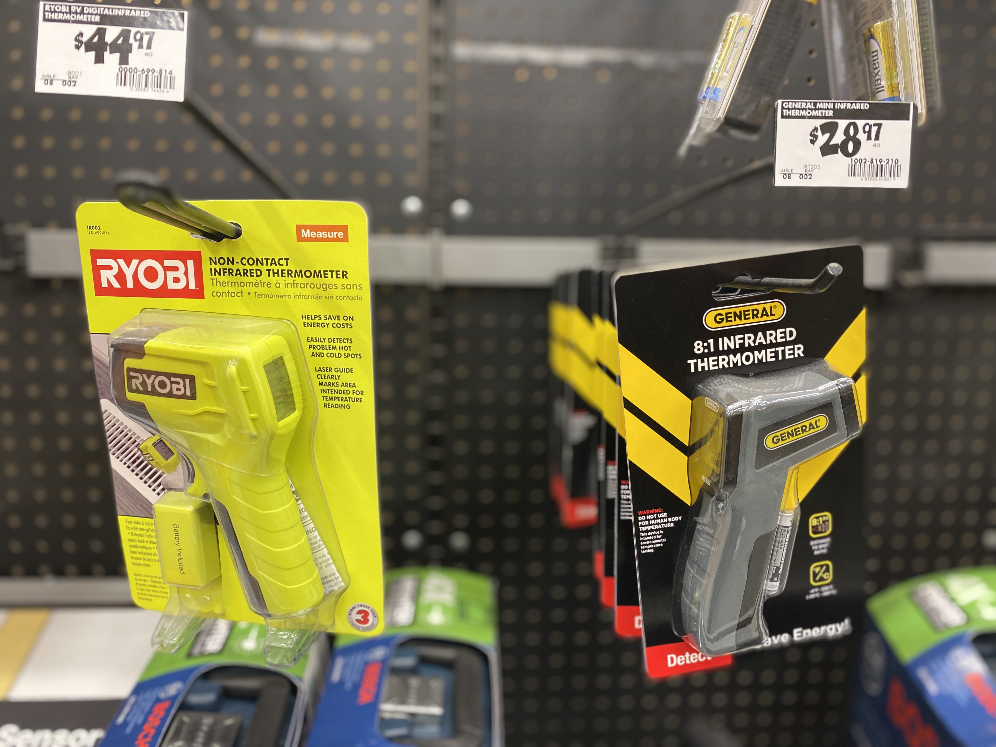 Infrared thermometers
