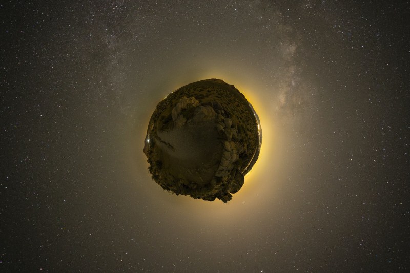 asteroid in space seen from Earth