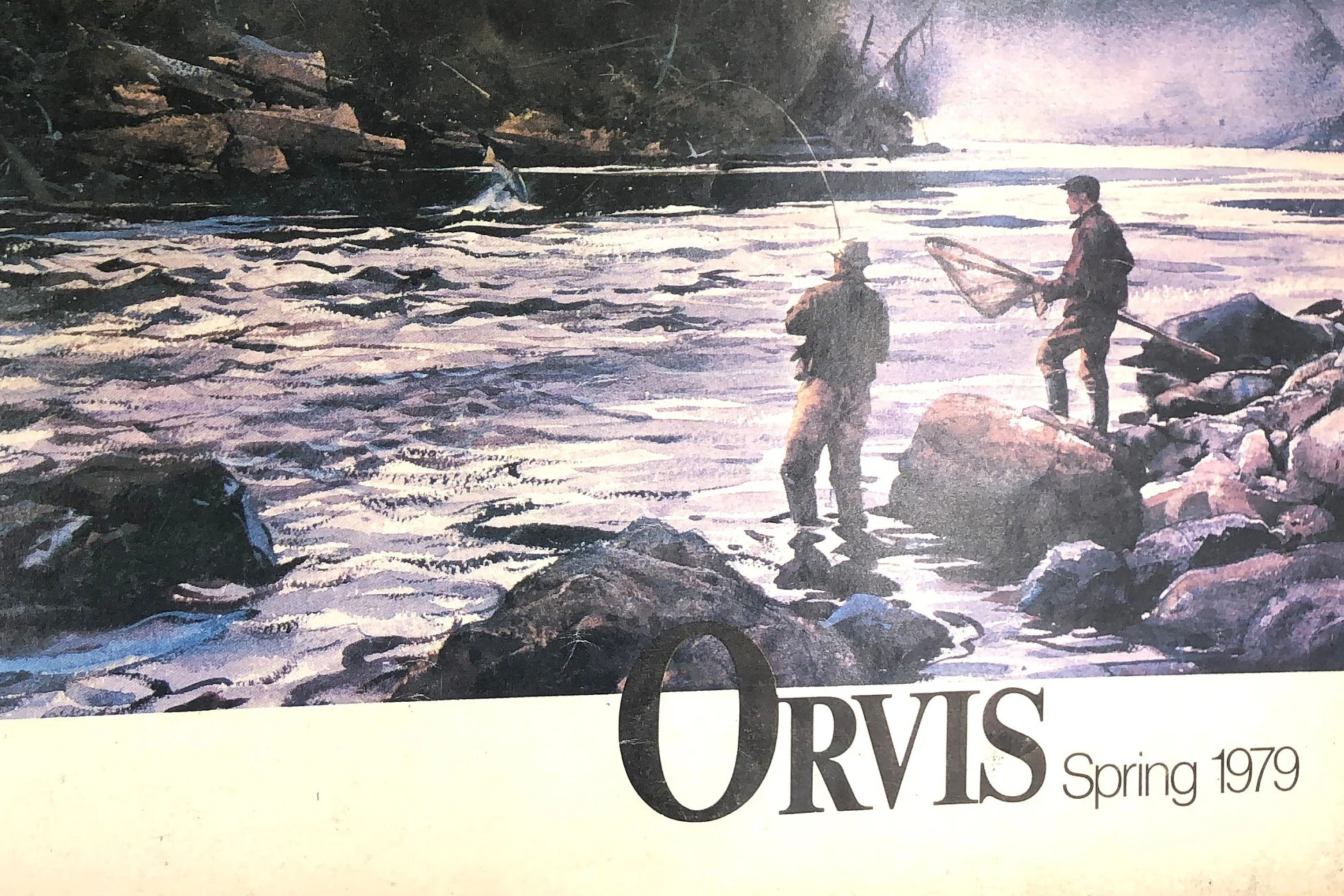The cover of a vintage Orvis catalog from 1979.