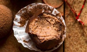 Chocolate rum truffles