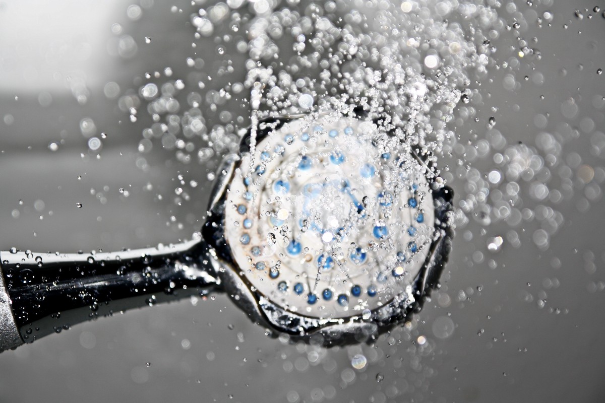 a gigantic showerhead