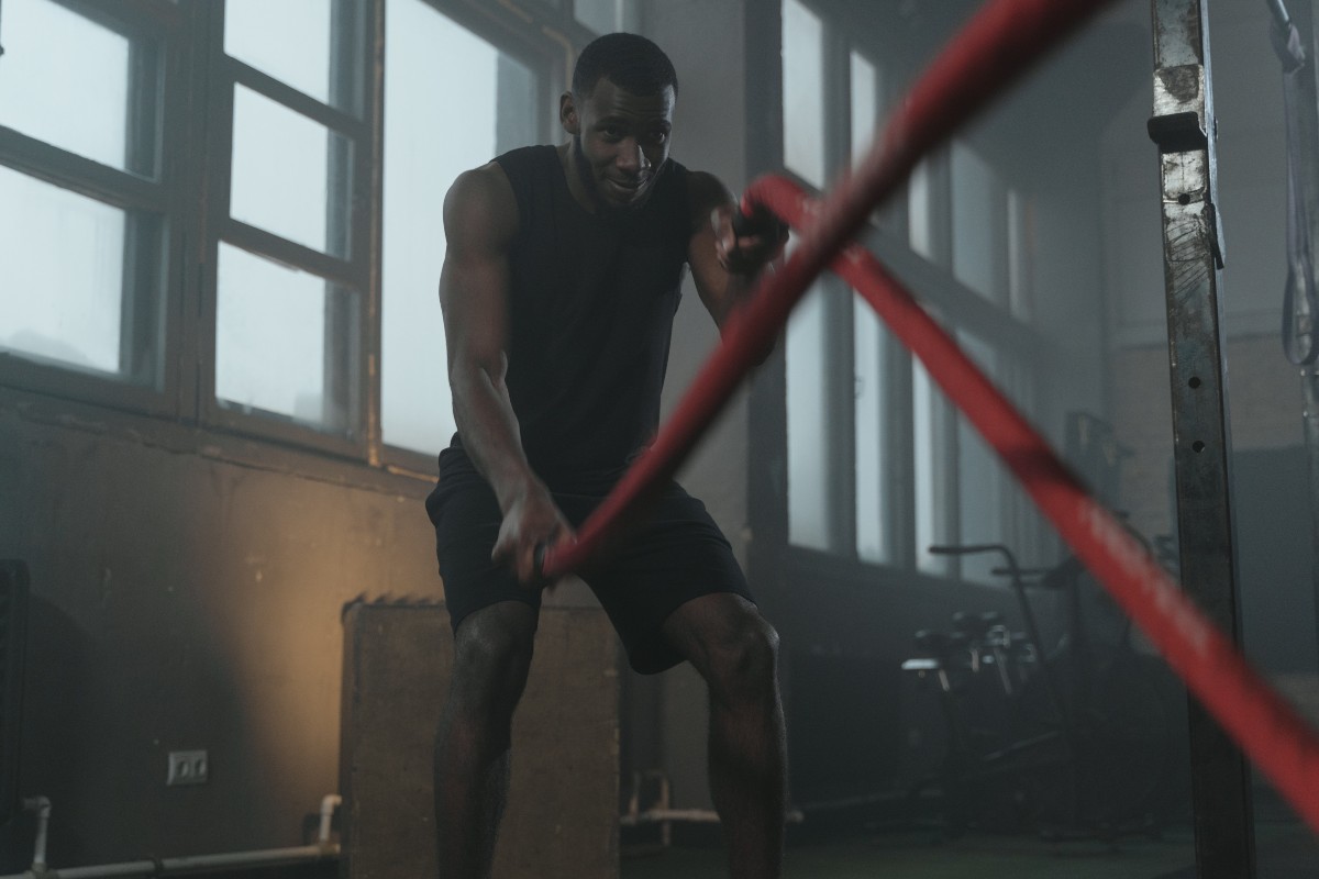 a man working out