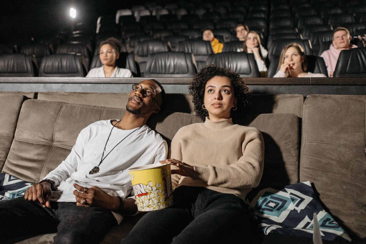 people at movie theater