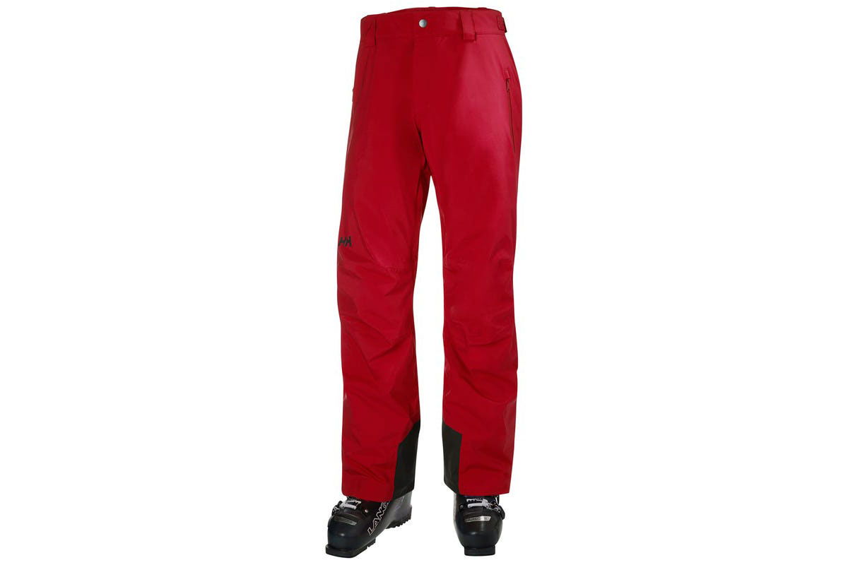 Helly Hansen Legendary Insulated Snow Pants isolated on a plain, white background.