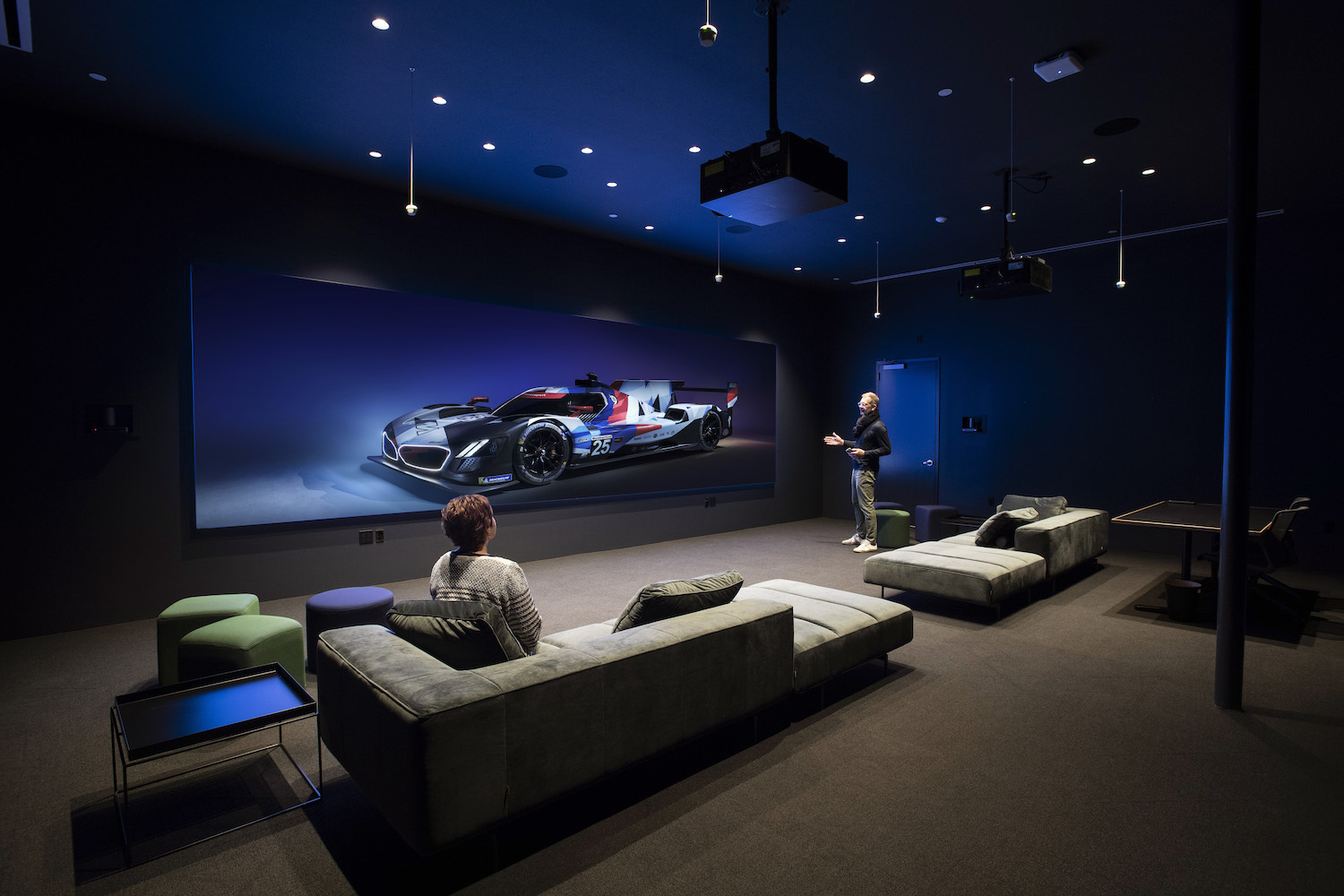 One of the office spaces in the BMW Designerworks studio in Santa Monica, California.