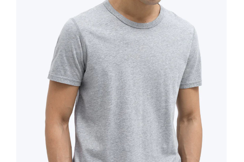 Reigning champ jersey t-shirt in grey.