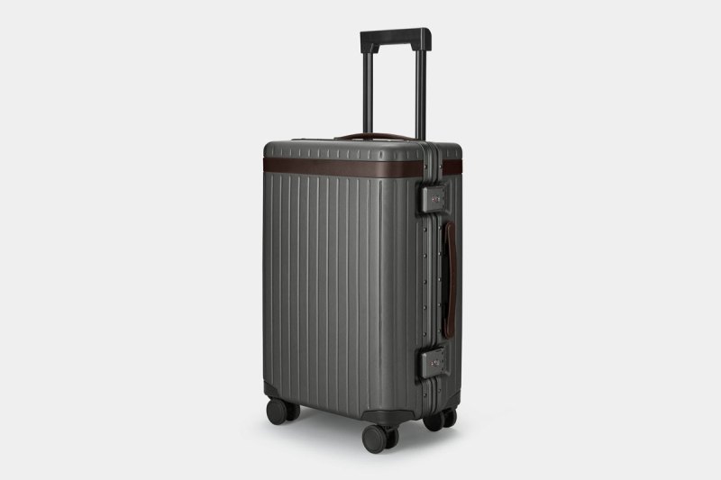 Carl Friedrik The Carry-On Suitcase isolated on a plain studio background.