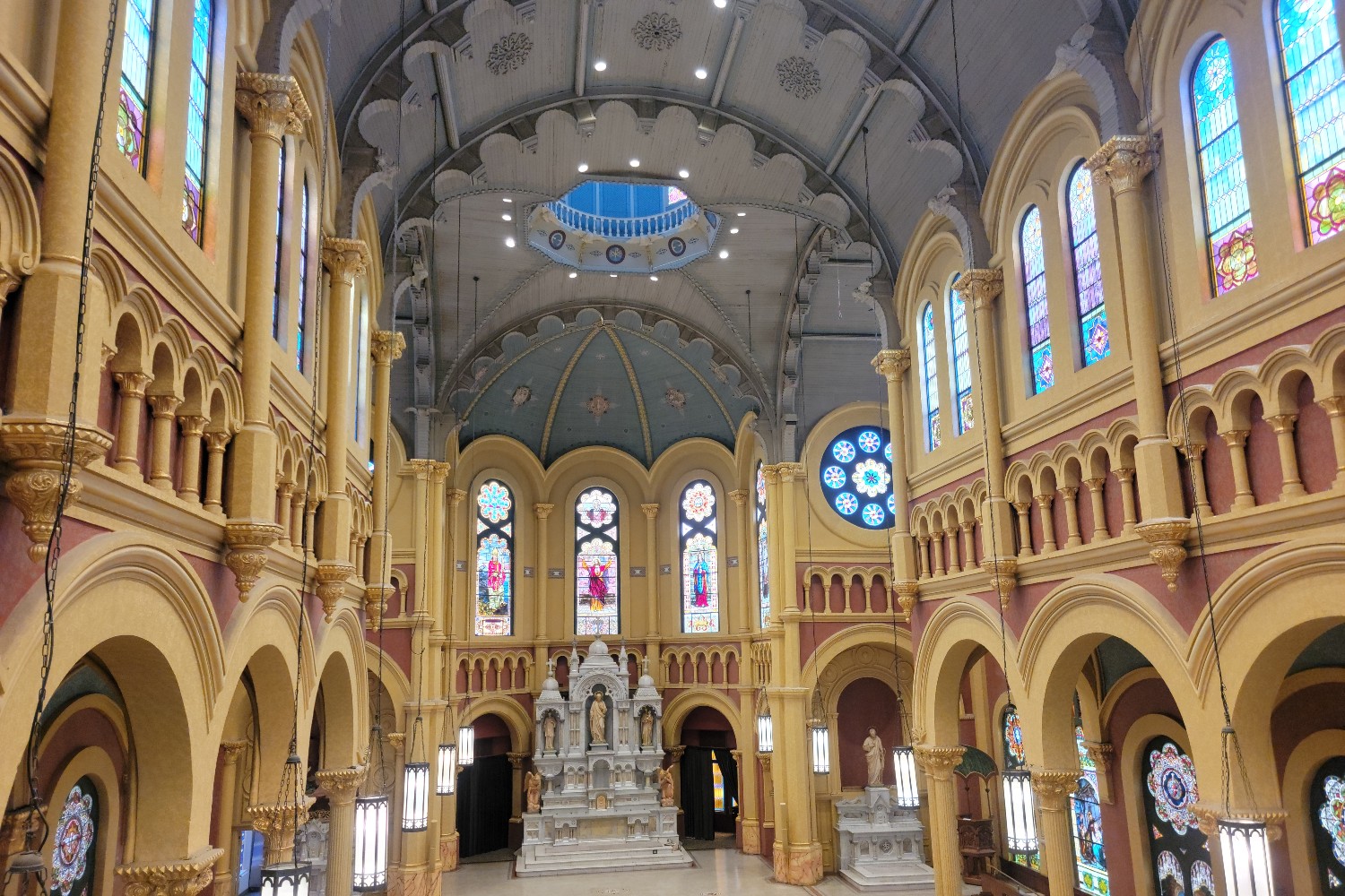 A look inside the Sacred Heart Cultural Center in Augusta, Georgia.