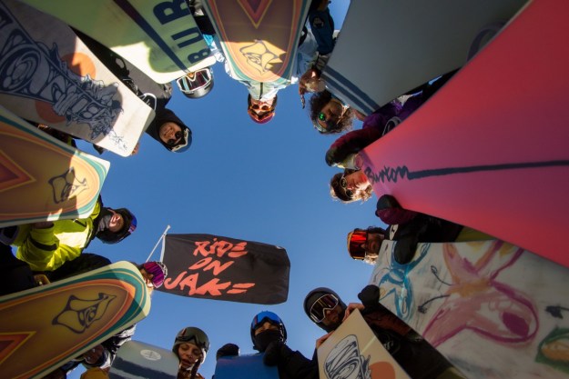 a day for jake snowboarding burton snowboards 2023 group